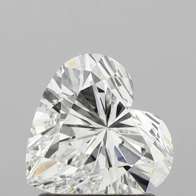 IGI 1.38 Carat Heart Lab Grown Diamond