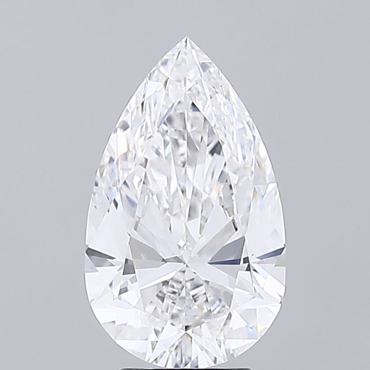 IGI 3.80 Carat Pear Lab Grown Diamond 人工培育鑽石 實驗室人造鑽石