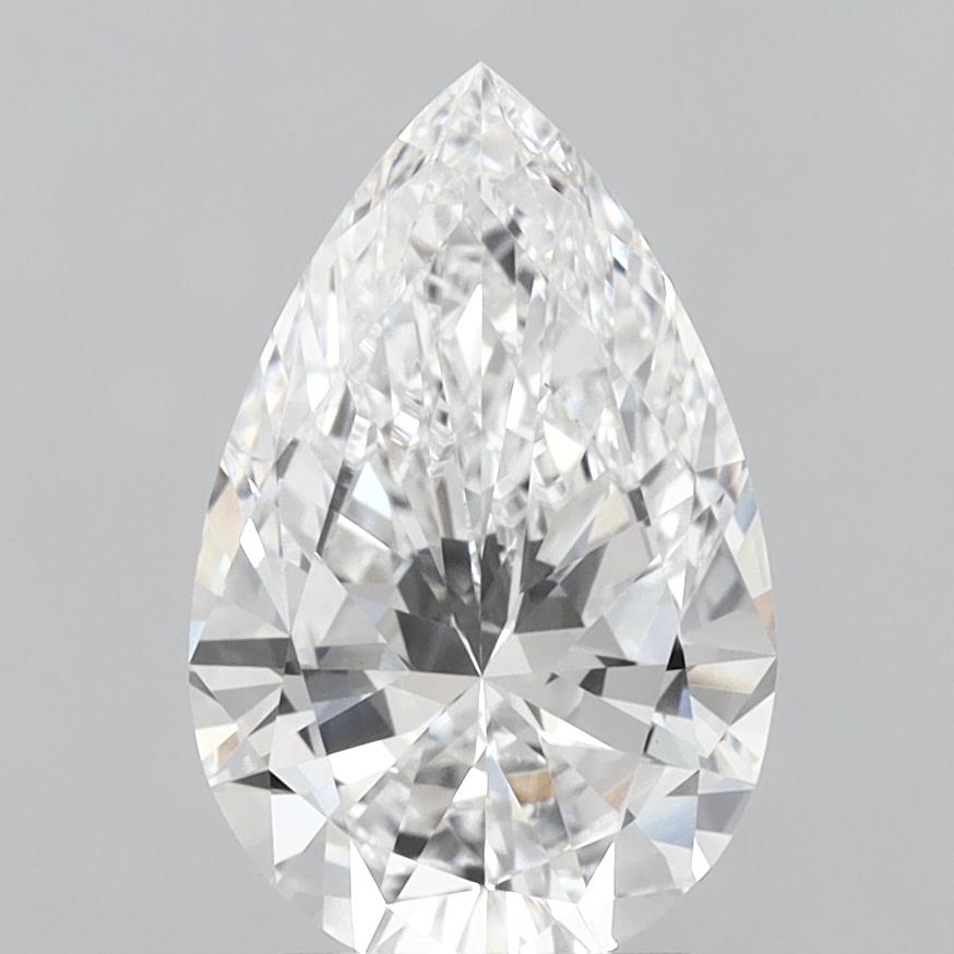 IGI 3.05 Carat Pear Lab Grown Diamond 人工培育鑽石 實驗室人造鑽石