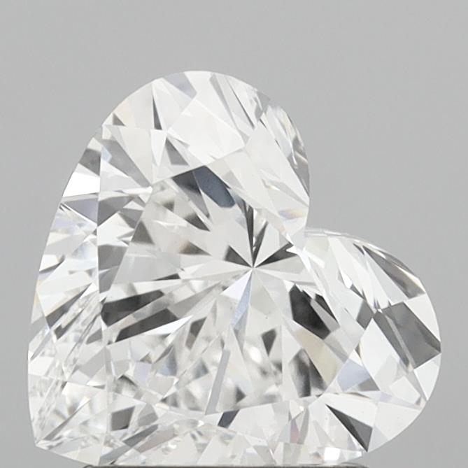 IGI 1.58 Carat Heart Lab Grown Diamond