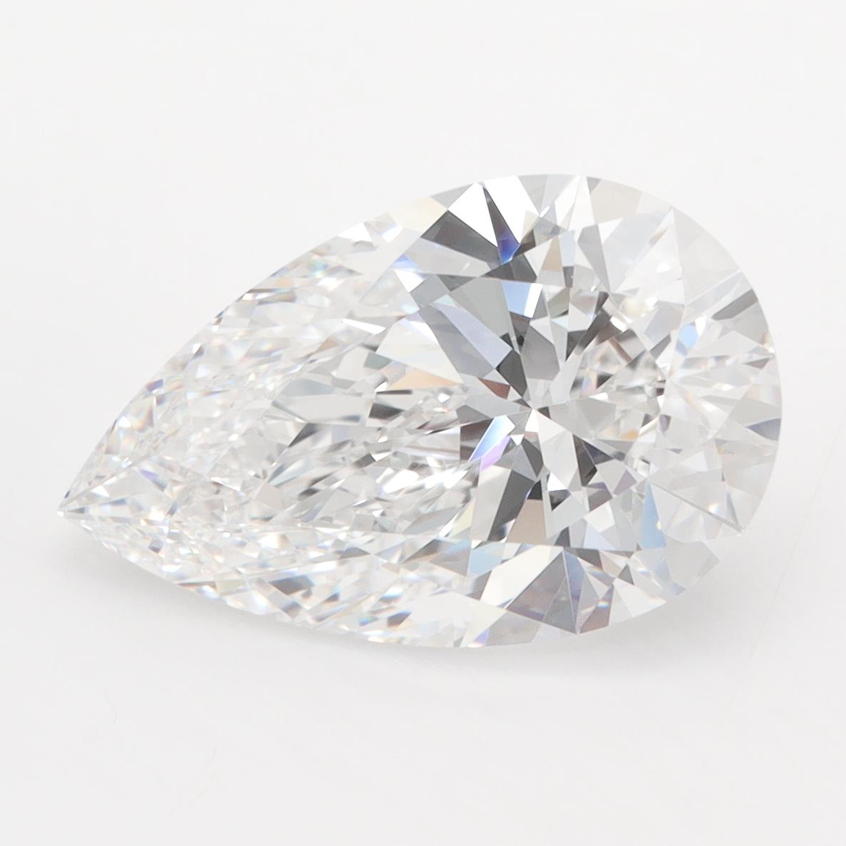GIA 4.10 Carat Pear Lab Grown Diamond 人工培育鑽石 實驗室人造鑽石