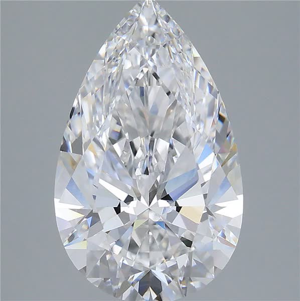 IGI 5.02 Carat Pear Lab Grown Diamond 人工培育鑽石 實驗室人造鑽石