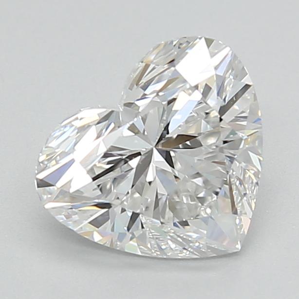 IGI 1.34 Carat Heart Lab Grown Diamond