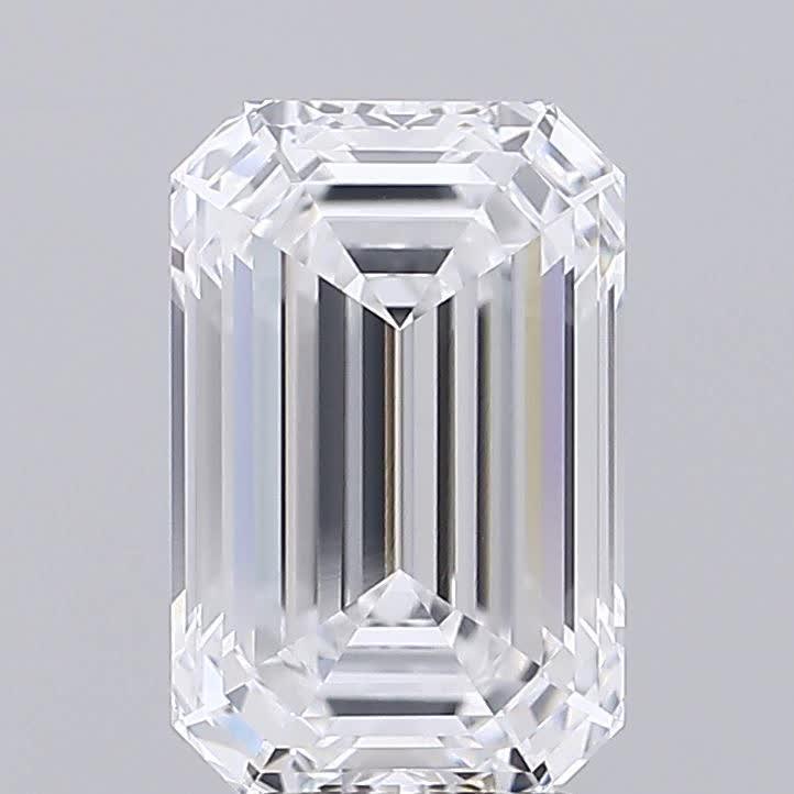 GIA 4.05 Carat Emerald Lab Grown Diamond 人工培育鑽石 實驗室人造鑽石