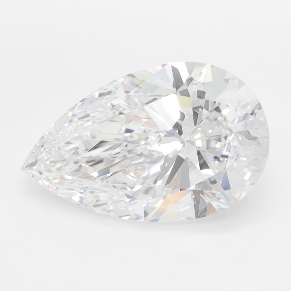 IGI 4.04 Carat Pear Lab Grown Diamond 人工培育鑽石 實驗室人造鑽石
