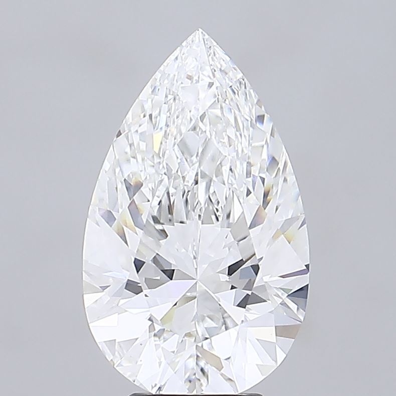 IGI 6.05 Carat Pear Lab Grown Diamond 人工培育鑽石 實驗室人造鑽石