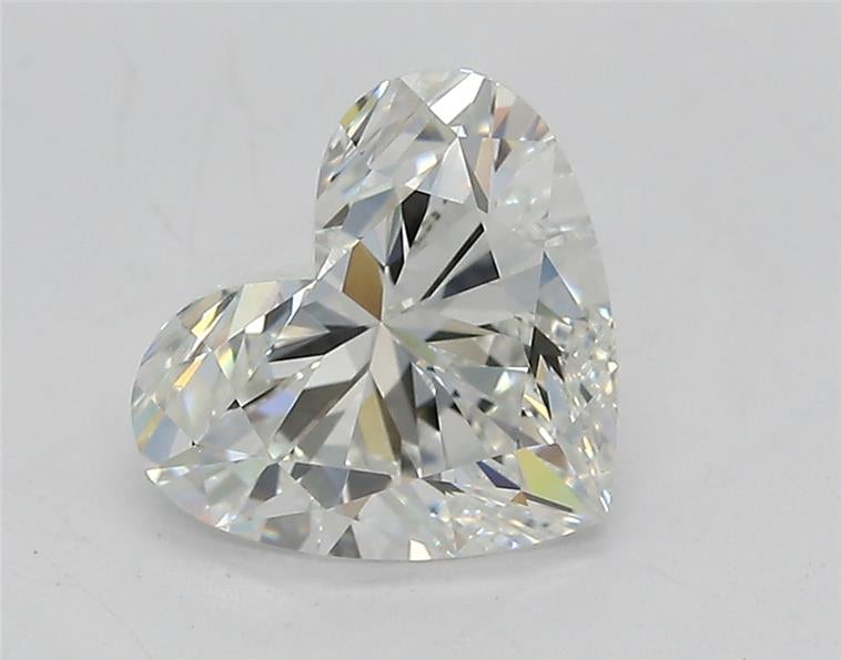IGI 1.58 Carat Heart Lab Grown Diamond