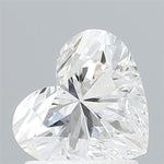 IGI 1.35 Carat Heart Lab Grown Diamond