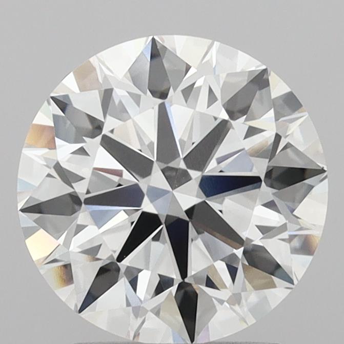 GIA 2.51 Carat Round Brilliant Lab Grown Diamond
