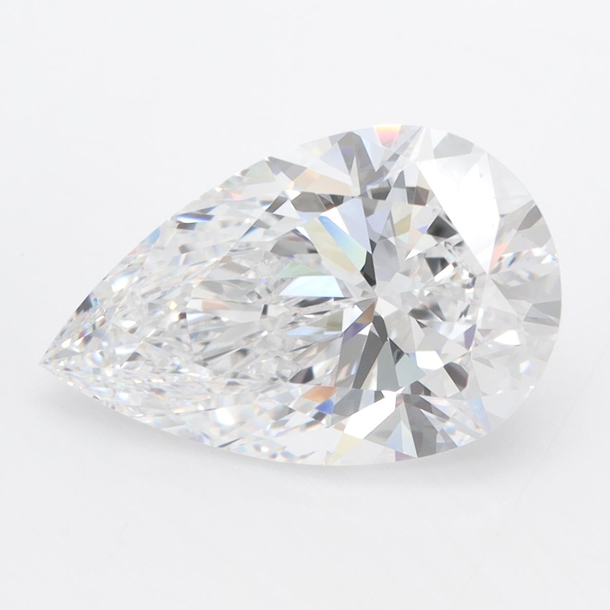 GIA 4.10 Carat Pear Lab Grown Diamond 人工培育鑽石 實驗室人造鑽石