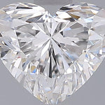 IGI 1.38 Carat Heart Lab Grown Diamond