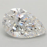 IGI 3.44 Carat Pear Lab Grown Diamond 人工培育鑽石 實驗室人造鑽石