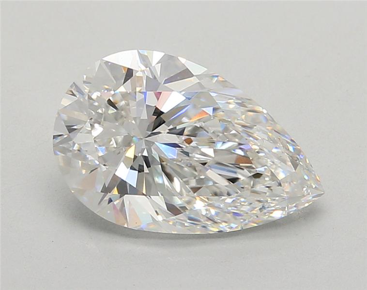 IGI 3.44 Carat Pear Lab Grown Diamond 人工培育鑽石 實驗室人造鑽石