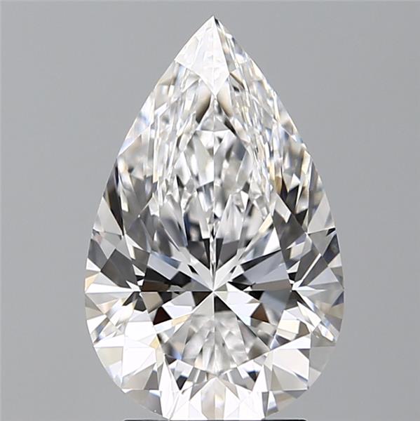 IGI 3.07 Carat Pear Lab Grown Diamond 人工培育鑽石 實驗室人造鑽石