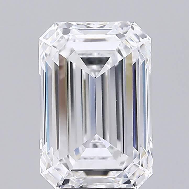 GIA 3.88 Carat Emerald Lab Grown Diamond 人工培育鑽石 實驗室人造鑽石