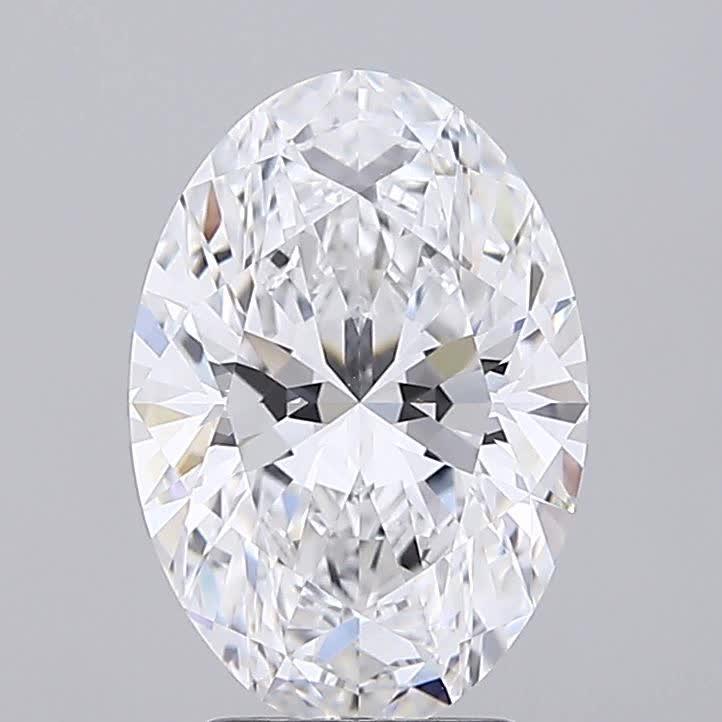GIA 3.38 Carat Oval Lab Grown Diamond 人工培育鑽石 實驗室人造鑽石