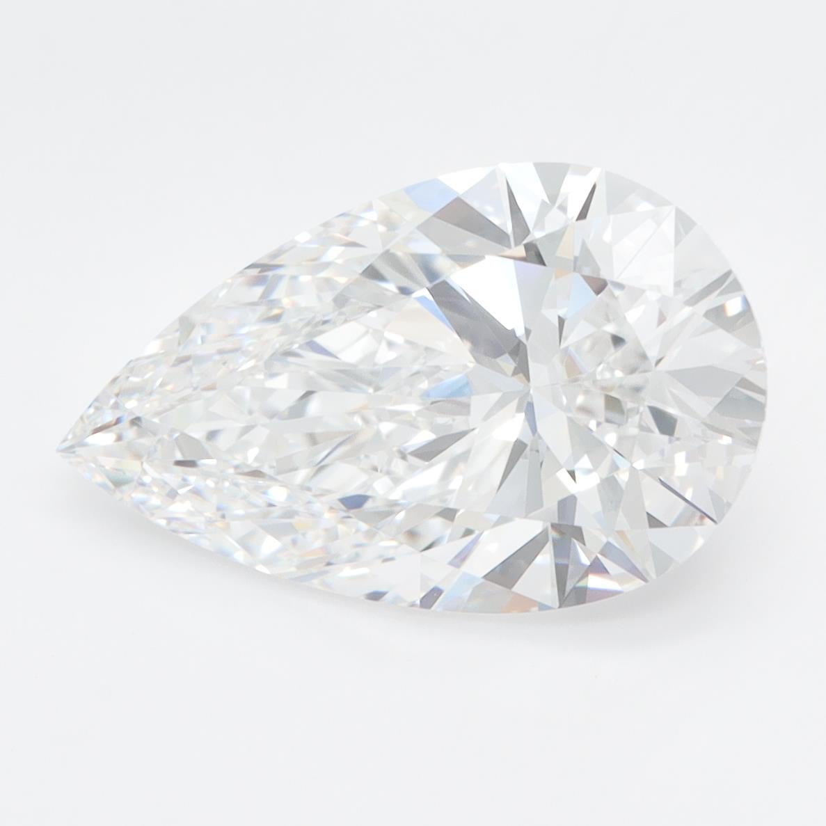 GIA 4.07 Carat Pear Lab Grown Diamond 人工培育鑽石 實驗室人造鑽石