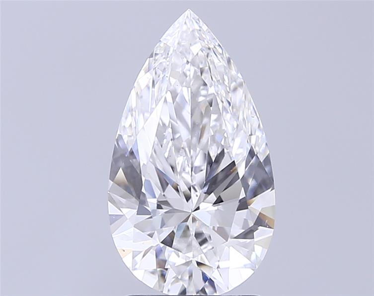 IGI 2.60 Carat Pear Lab Grown Diamond 人工培育鑽石 實驗室人造鑽石