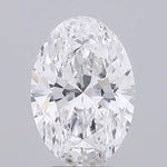 GIA 3.67 Carat Oval Lab Grown Diamond 人工培育鑽石 實驗室人造鑽石