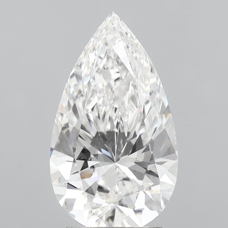 IGI 3.07 Carat Pear Lab Grown Diamond 人工培育鑽石 實驗室人造鑽石