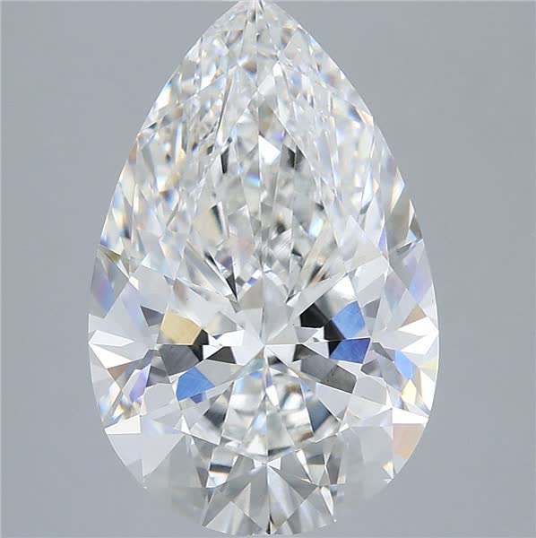 IGI 5.54 Carat Pear Lab Grown Diamond 人工培育鑽石 實驗室人造鑽石