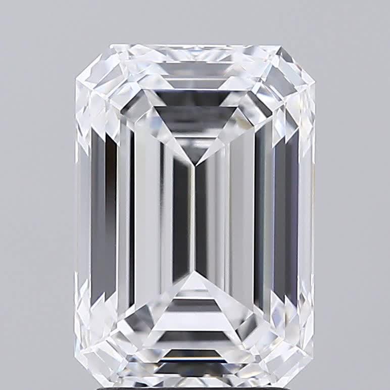 GIA 3.23 Carat Emerald Lab Grown Diamond 人工培育鑽石 實驗室人造鑽石