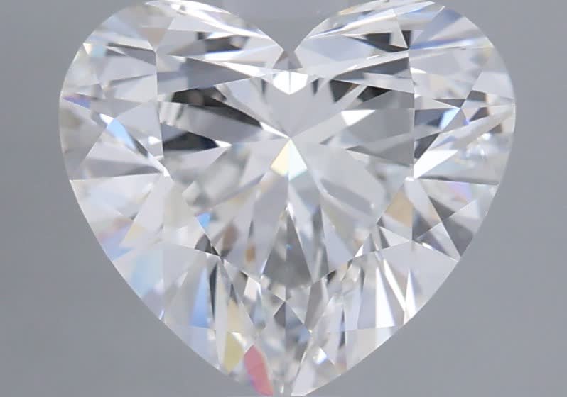IGI 1.52 Carat Heart Lab Grown Diamond