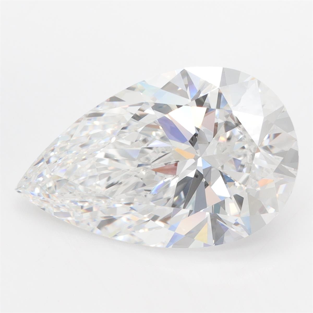GIA 5.40 Carat Pear Lab Grown Diamond 人工培育鑽石 實驗室人造鑽石