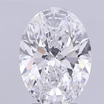 GIA 3.55 Carat Oval Lab Grown Diamond 人工培育鑽石 實驗室人造鑽石