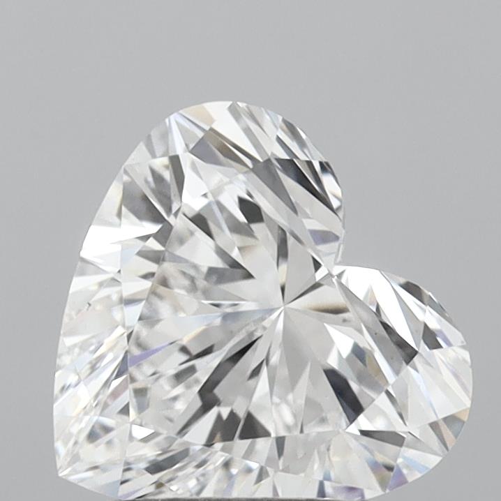 IGI 1.59 Carat Heart Lab Grown Diamond