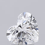 IGI 1.54 Carat Heart Lab Grown Diamond