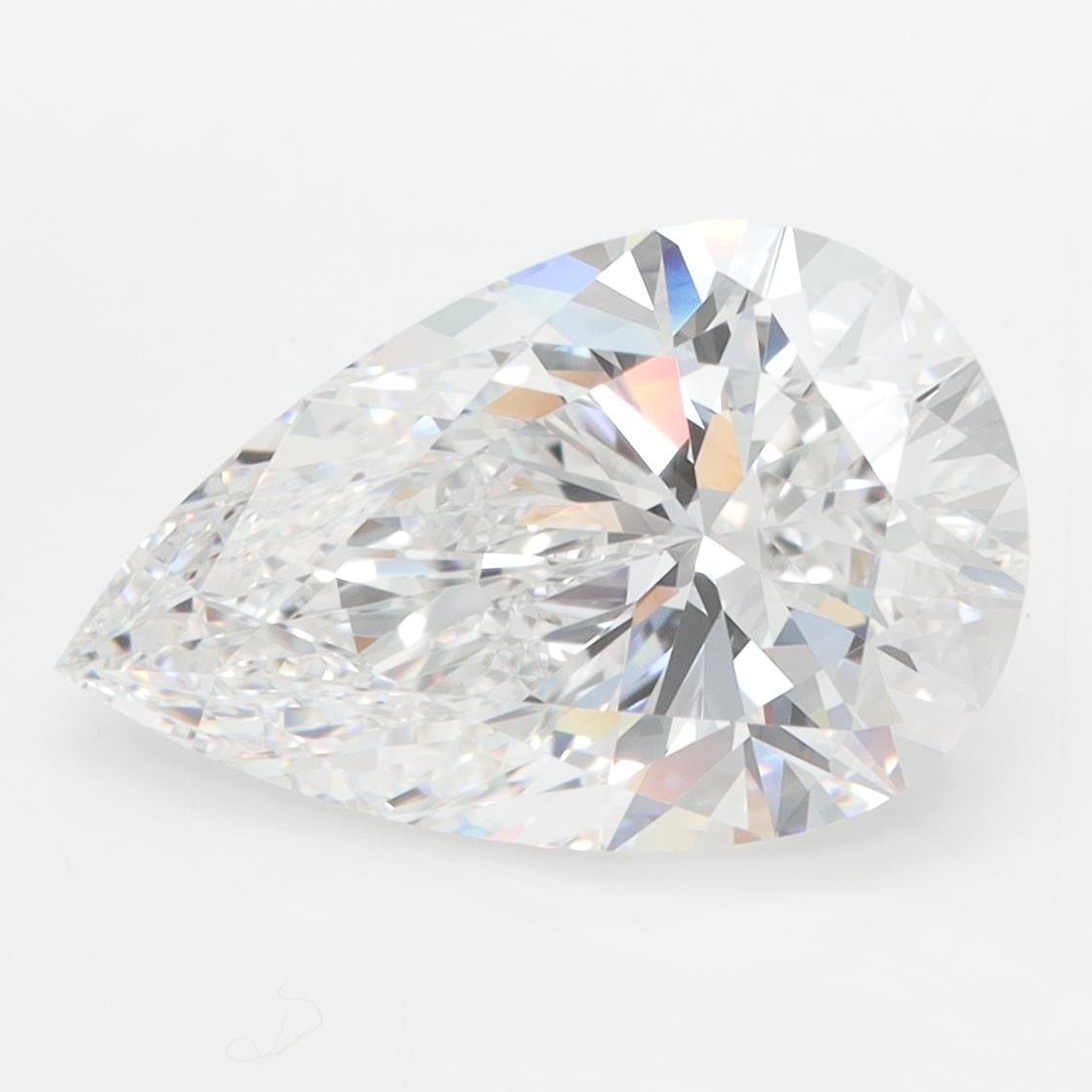 GIA 3.87 Carat Pear Lab Grown Diamond 人工培育鑽石 實驗室人造鑽石