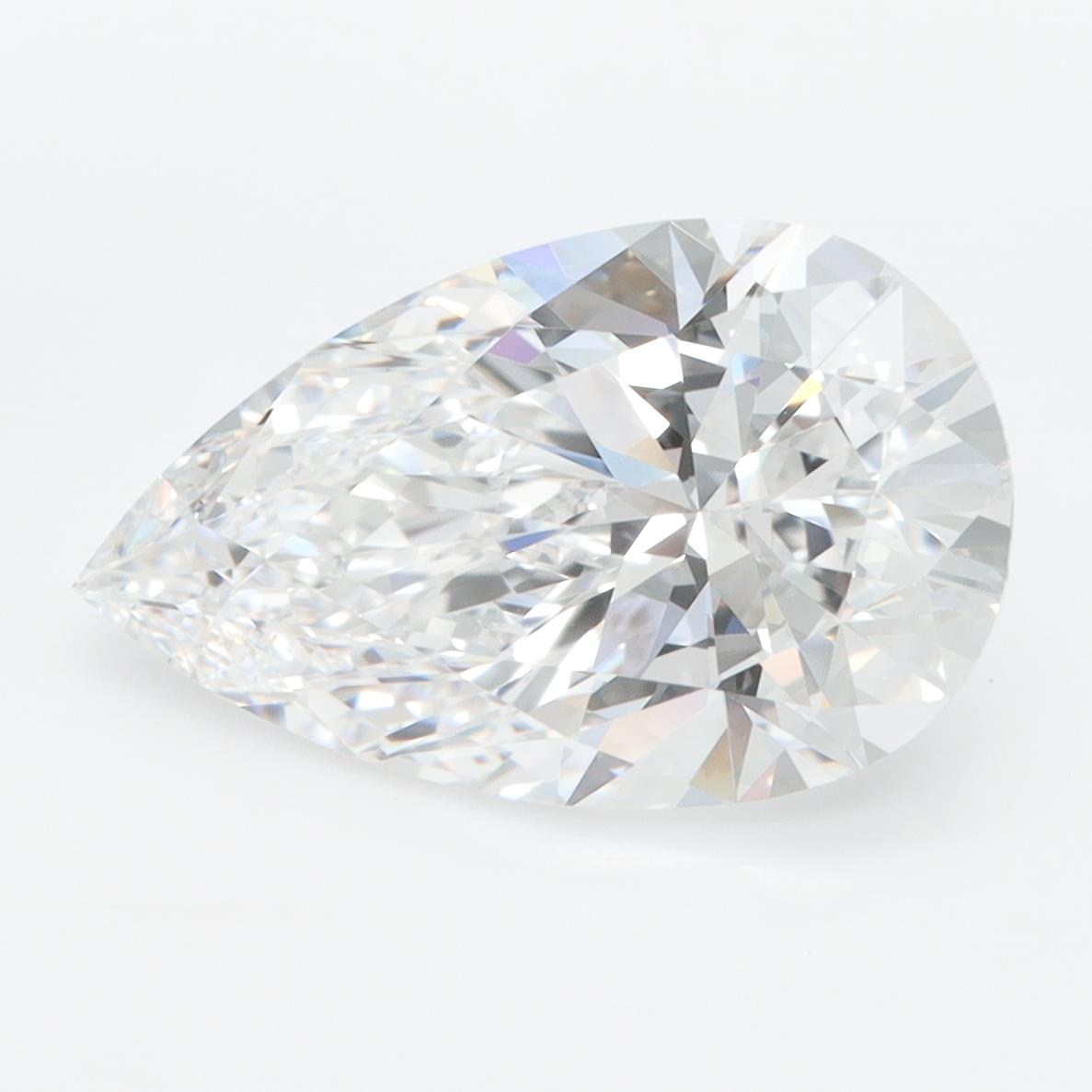 GIA 4.10 Carat Pear Lab Grown Diamond 人工培育鑽石 實驗室人造鑽石