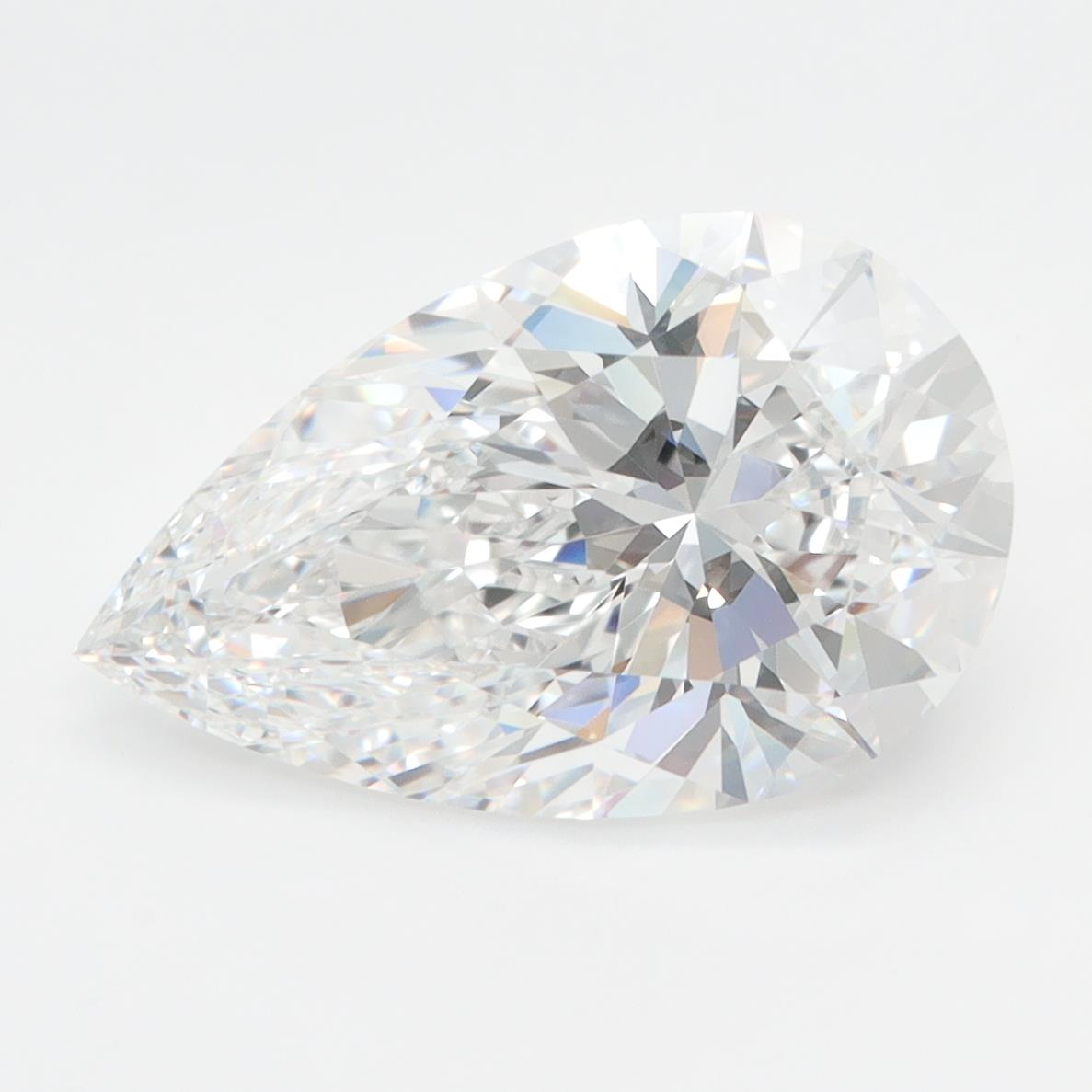 GIA 4.08 Carat Pear Lab Grown Diamond 人工培育鑽石 實驗室人造鑽石