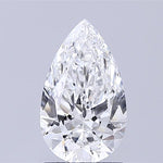 IGI 1.54 Carat Pear Lab Grown Diamond 人工培育鑽石 實驗室人造鑽石