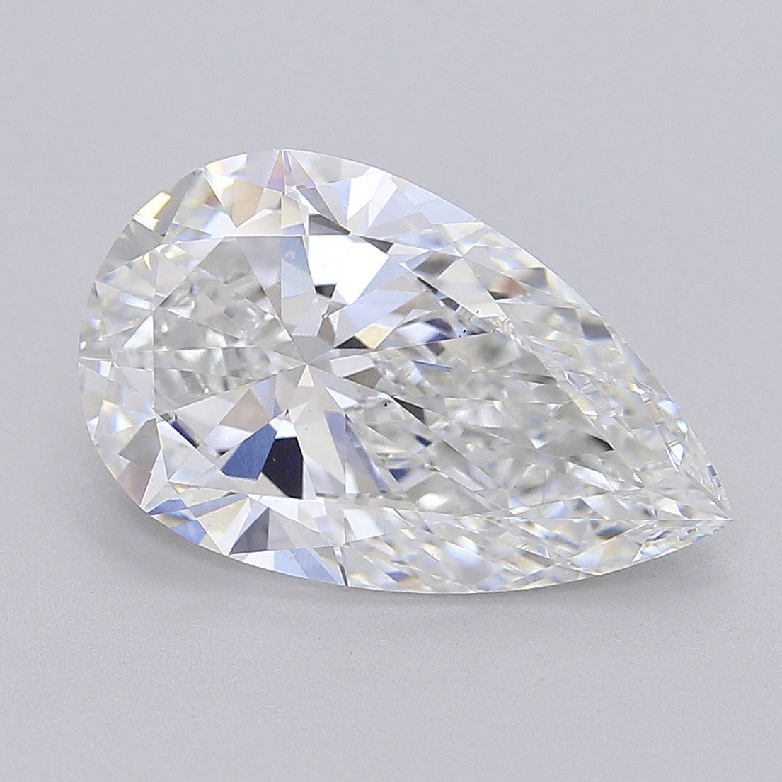 IGI 6.07 Carat Pear Lab Grown Diamond 人工培育鑽石 實驗室人造鑽石