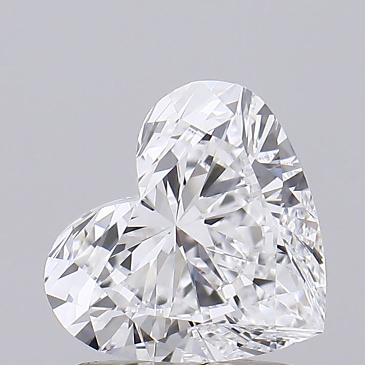 IGI 1.42 Carat Heart Lab Grown Diamond