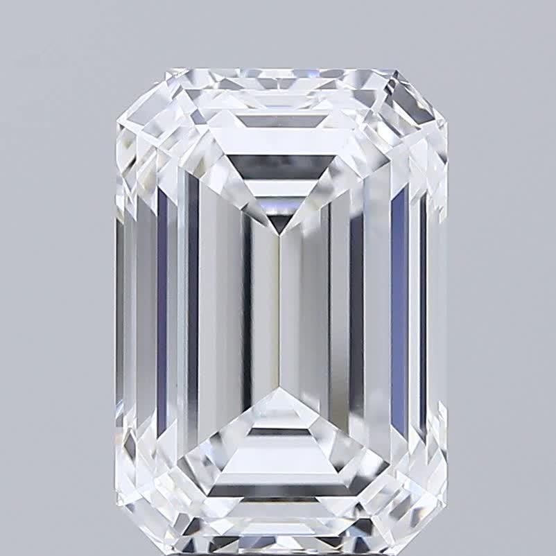 GIA 5.11 Carat Emerald Lab Grown Diamond 人工培育鑽石 實驗室人造鑽石