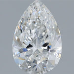 IGI 1.54 Carat Pear Lab Grown Diamond 人工培育鑽石 實驗室人造鑽石