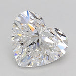 IGI 1.55 Carat Heart Lab Grown Diamond