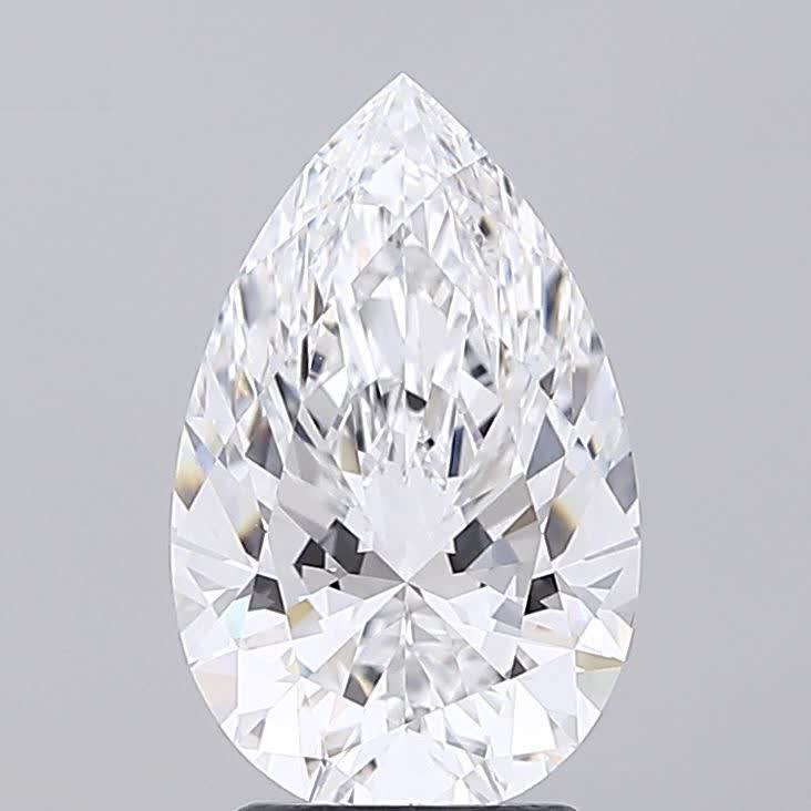 IGI 3.00 Carat Pear Lab Grown Diamond 人工培育鑽石 實驗室人造鑽石