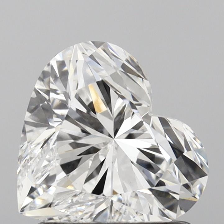 IGI 1.37 Carat Heart Lab Grown Diamond
