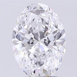 GIA 3.55 Carat Oval Lab Grown Diamond 人工培育鑽石 實驗室人造鑽石