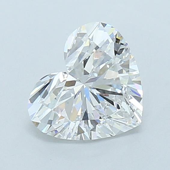 IGI 1.27 Carat Heart Lab Grown Diamond
