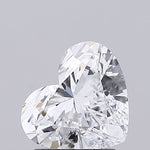 IGI 1.41 Carat Heart Lab Grown Diamond