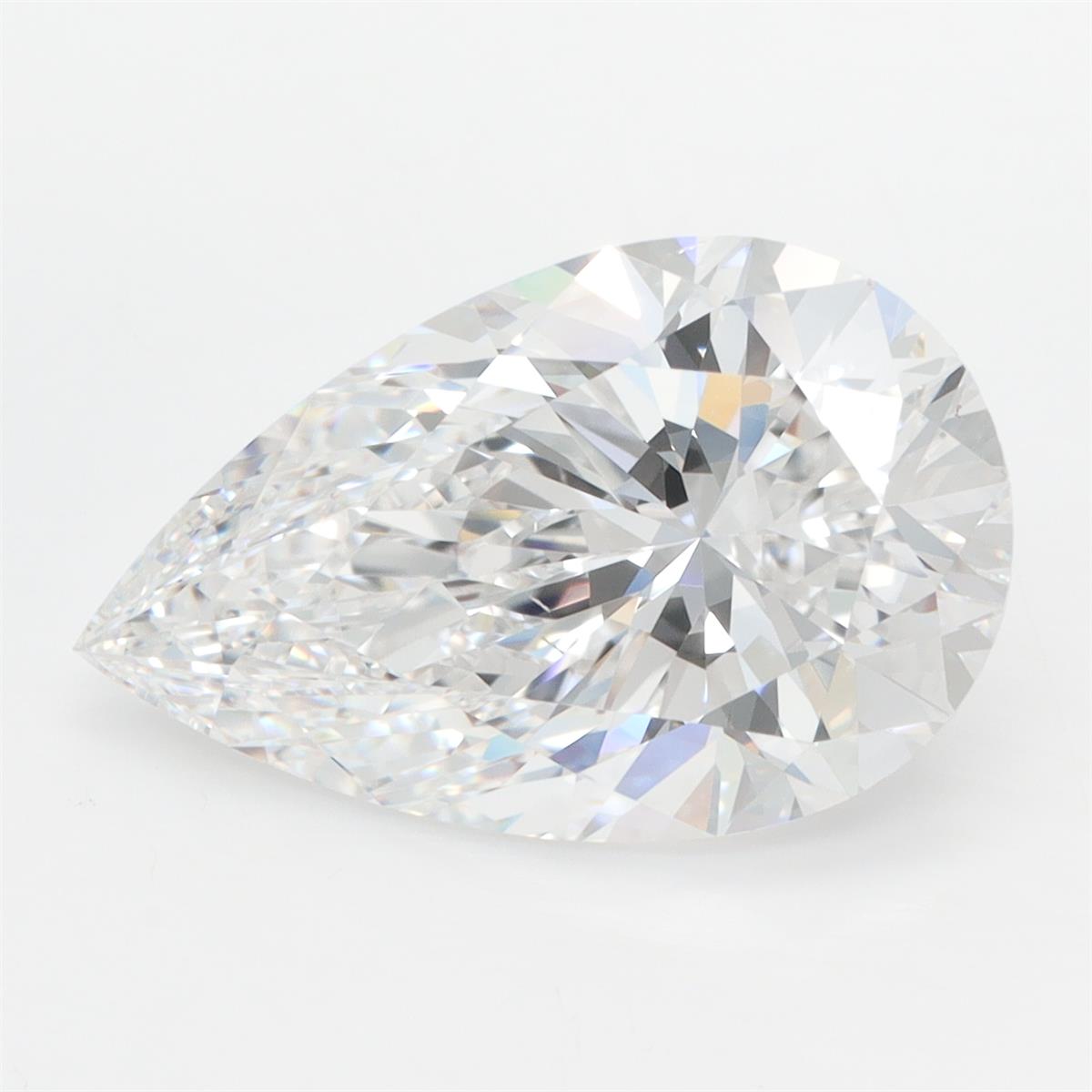 GIA 5.01 Carat Pear Lab Grown Diamond 人工培育鑽石 實驗室人造鑽石