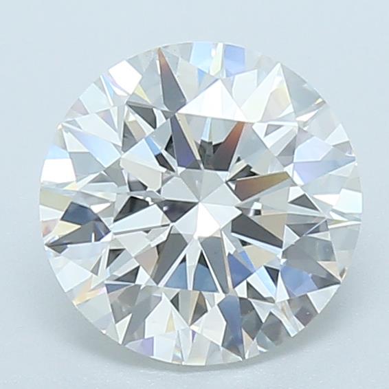 IGI 2.54 Carat Round Brilliant Lab Grown Diamond