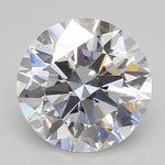 IGI 2.85 Carat Round Brilliant Lab Grown Diamond