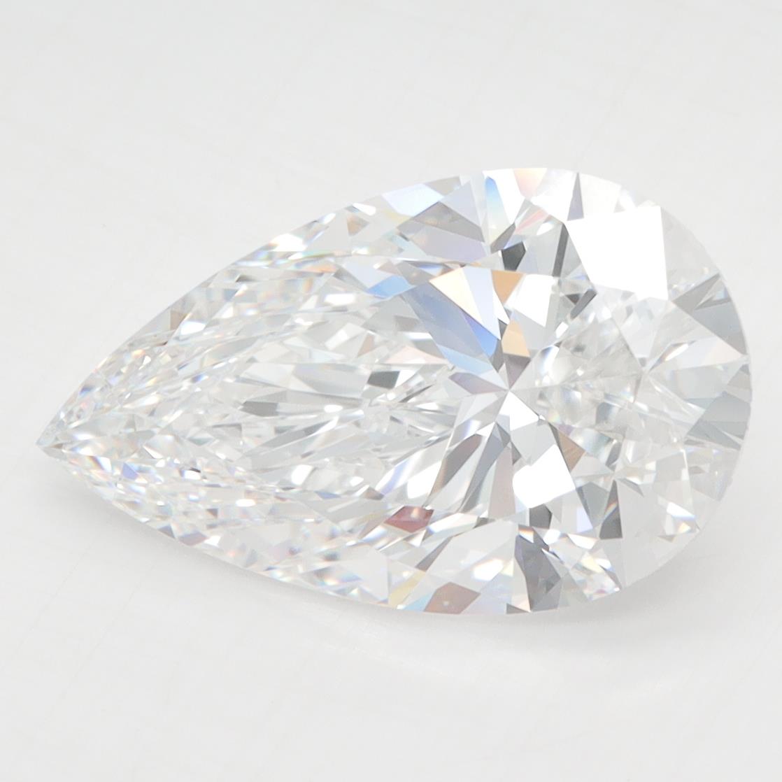GIA 4.01 Carat Pear Lab Grown Diamond 人工培育鑽石 實驗室人造鑽石