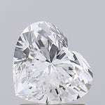 IGI 1.37 Carat Heart Lab Grown Diamond